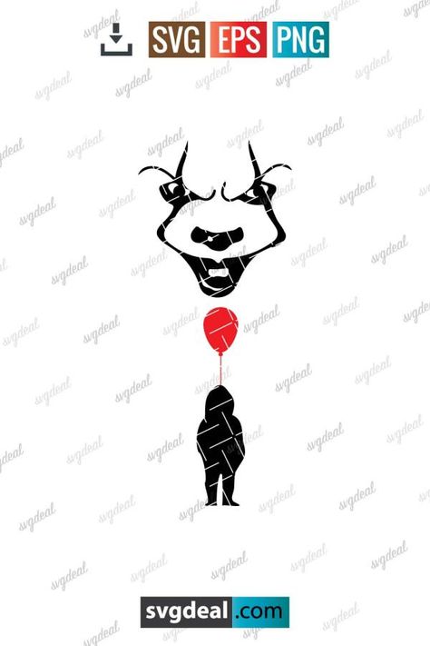 Pennywise And Georgie Svg Pennywise And Georgie, It Svg, Start Now, Svg Free, Personal Project, Craft Fair, File Free, Svg Free Files, Silhouette Designer Edition