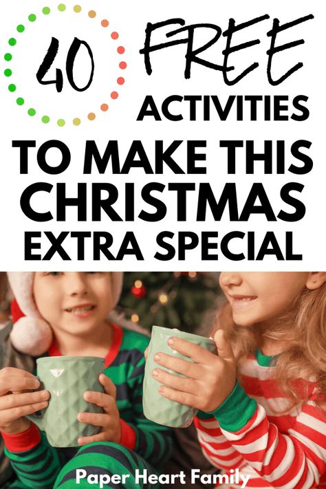 Free Christmas Activities, Christmas Activities For Families, Frugal Christmas, Holiday Activities For Kids, Fun Christmas Activities, Advent Activities, Christmas Jokes, Christmas Week, Christmas Activities For Kids