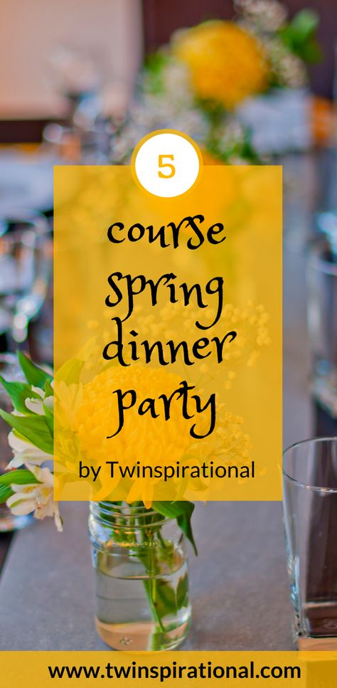 Spring Dinner Menu Ideas, Spring Menu Ideas Dinner Parties, May Dinner Party, Spring Wedding Dinner Ideas, Dinner Party Tablescapes Casual, March Dinner Party Ideas, Spring Themed Dinner Party, Spring Dinner Party Ideas, Dinner Club Menu Ideas