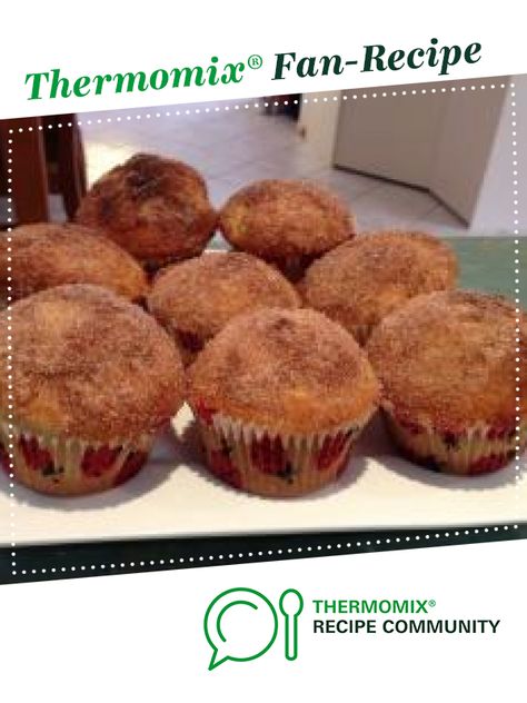 Doughnut Muffins by ejwarner. A Thermomix <sup>®</sup> recipe in the category Baking - sweet on www.recipecommunity.com.au, the Thermomix <sup>®</sup> Community. Thermomix Cake Recipes, Vegan Thermomix Recipes, Thermos Recipes, Thermomix Baking Recipes, Tm6 Recipes, Thermomix Cake, Plum Muffins, Thermomix Recipes Dinner, Thermomix Cakes