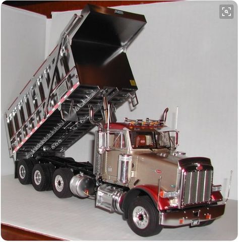 Rc Construction Equipment, Peterbilt Dump Trucks, Truck Scales, Model Truck Kits, Diecast Trucks, Rc Cars And Trucks, Train Truck, Custom Big Rigs, Plastic Model Cars