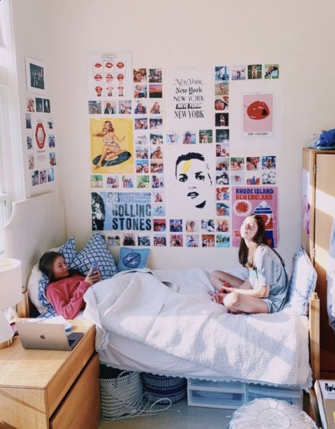 Uva Dorm, Utk Dorm, Boarding School Dorm, Vsco Room, Preppy Dorm Room, Dream Dorm Room, Dream Dorm, Preppy Bedroom, Dorm Sweet Dorm