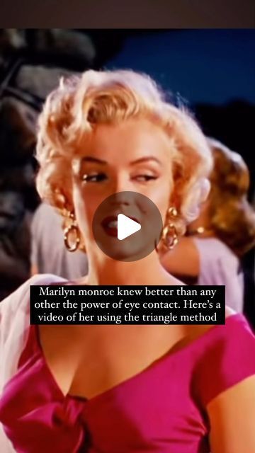 Magnetic Feminine on Instagram: "Comment “Queen” to master the art of seduction 💋
•
•
•
#eyecontact #marilynmonroe #seduction #femmefatale #explorepage" 2.5 Dimensional Seduction, Art Of Seduction, Eye Contact, Marilyn Monroe, Instagram