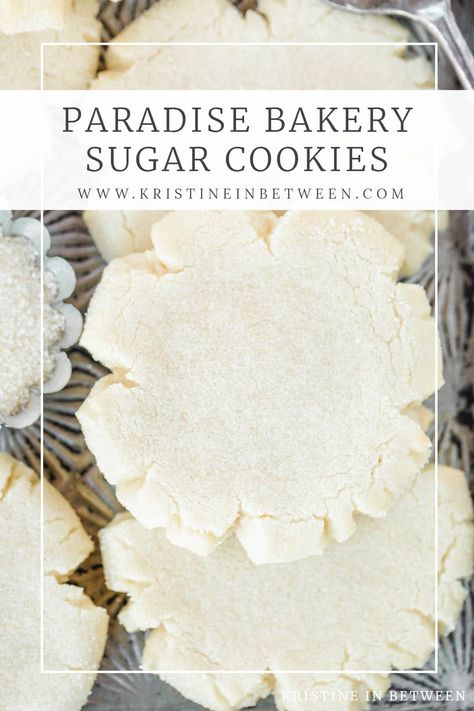 Bakery Sugar Cookies, Paradise Bakery, Soft And Chewy Sugar Cookies, Drop Sugar Cookies, Best Christmas Cookie Recipe, Chewy Sugar Cookies, Fluffy Texture, Best Christmas Cookies, Cookie Calories