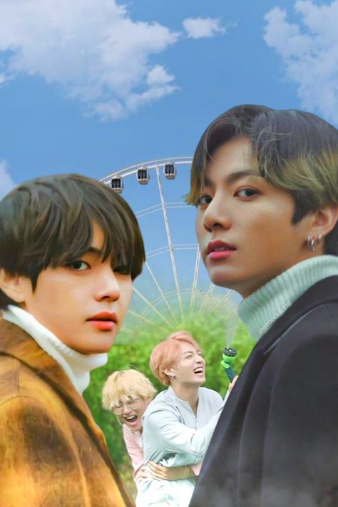 Taekook Taekook Novel, Cover Novel, Fan Fiction Stories, Fiction Stories, 3d Pictures, Bunny And Bear, Bts Vkook, Taehyung Photoshoot, Bts Jungkook And V