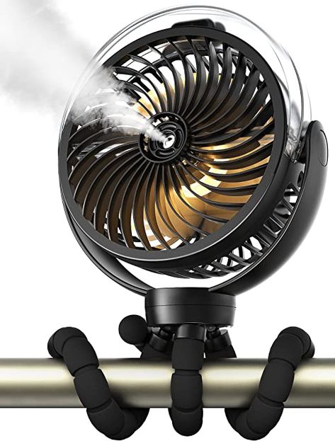 Such a good product for summer! My son loves going on walks with this portable fan and it definitely makes him more comfortable. Misting Fan, Stroller Fan, Portable Fans, Personal Fan, Handheld Fan, Desk Fan, Portable Fan, Fan With Light, Hand Held Fan