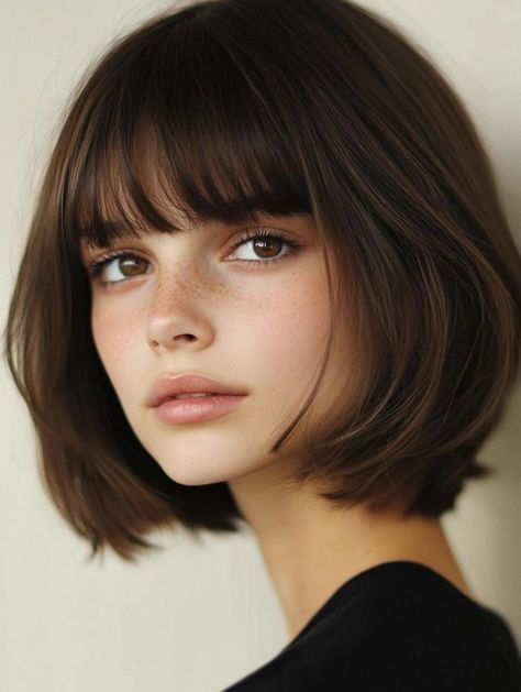 French Bob Haircut: Effortless Chic and Timeless Style for Modern Elegance Bangs Oval Face, Modern Bob Hairstyles, Fine Flat Hair, Shaggy Bob Haircut, Wavy Bob Haircuts, Best Bob Haircuts, Chic Short Hair, Bob Cuts, Oval Face Haircuts