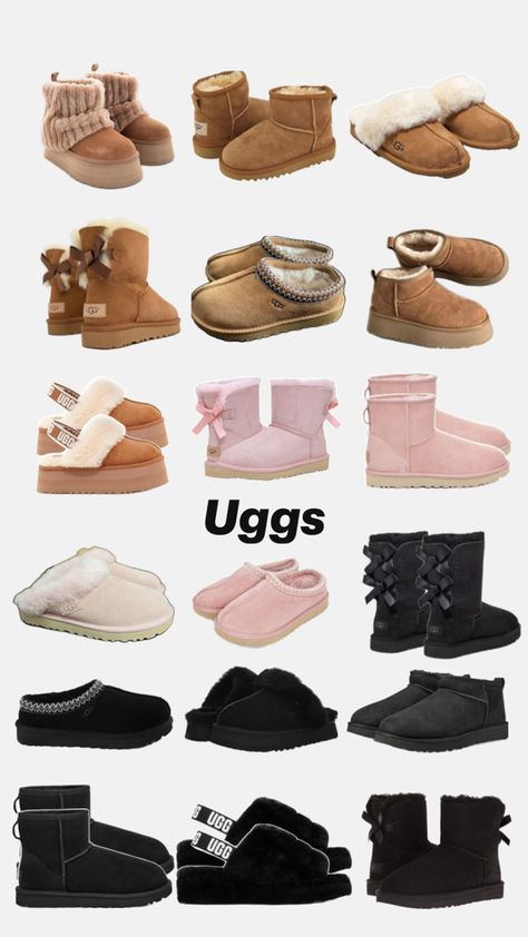 #fyp
#uggs
#pinkuggs
#brownuggs
#blackuggs
#manychoices Cute Uggs, Pretty Sneakers, Dr Shoes, Trendy Shoes Sneakers, Preppy Shoes, Pretty Shoes Sneakers, Jordan Shoes Retro, Shoes Outfit Fashion