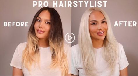 Diy Brown To Blonde Hair At Home, Bleach Your Hair At Home Diy, Home Bleaching Hair Diy, Bleach Roots At Home, How To Bleach Dark Hair At Home, Bleaching Dark Hair At Home, How To Get Blonde Hair At Home, How To Blonde Hair At Home, Diy Bleach Hair At Home