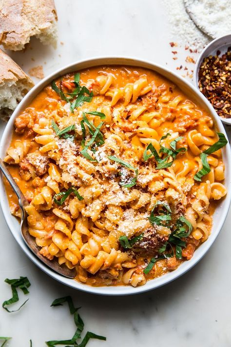 Penne alla Vodka Authentic Vodka Sauce Recipe, Easy Vodka Sauce, Homemade Vodka Sauce, Vodka Sauce Recipe, The Modern Proper, Modern Proper, Fresh Tomato Sauce, Vodka Sauce, Pasta Sauce Recipes