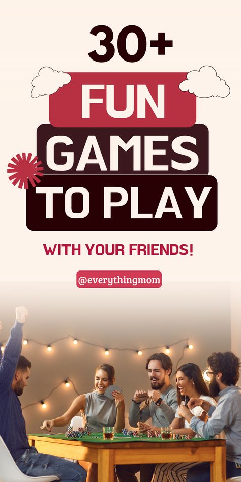 Make your next hangout unforgettable with 35 funny games to play with friends! This list includes hilarious game ideas that bring out competitive spirits and create non-stop laughter. From indoor classics to outdoor adventures, these games are perfect for any occasion. Discover the best ways to entertain and engage your friends with these fun games! Game Ideas With Friends, Fun Games To Play With Friends Indoors, Funny Games To Play With Friends, Fun Games To Play With Friends, Fun Game Ideas, Games To Play With Friends, Charades For Kids, 12 Weeks Pregnant, Frog Games