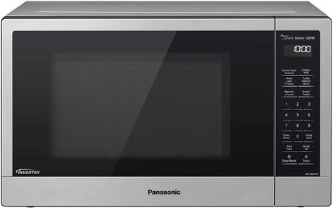 The 3 Best Compact Microwaves Cooking Popcorn, Panasonic Microwave Oven, Compact Microwave Oven, Compact Microwave, Countertop Microwave Oven, Small Microwave, Countertop Oven, Stainless Steel Microwave, Stainless Steel Countertops