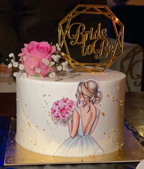 Bachelorette Cake Design, Cakes For Bachelorette Party, Bride To Be Cake Ideas Bridal Showers, Bride To Be Cake Bachelorette Parties, Bride To Be Cake Design, Simple Bride To Be Cake, Bachelorette Cake For Bride, Cake For Bachelorette Party, Bride To Be Cakes Ideas