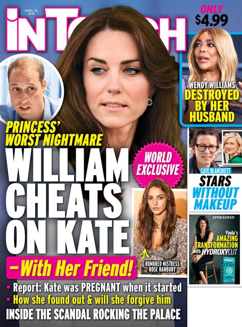 In This Issue of In Touch Weekly Rose Hanbury, Pav Recipe, Third Pregnancy, Cheated On, Royal Family News, 90 Day Fiance, William And Kate, Duchess Kate, People Magazine