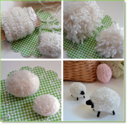 Easter Craft: How to Make a Pompom Chick Pompom Sheep, Make A Pompom, Easter Pom Poms, Lamb Craft, Sheep Crafts, Easter Entertaining, How To Make A Pom Pom, Pom Pom Crafts, Sheep And Lamb