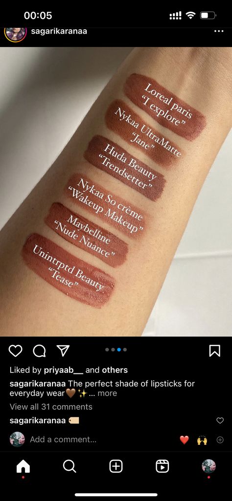 Maybelline Nude Nuance, Lipstick Shades, Loreal Paris, Beauty Secrets, Huda Beauty, Trend Setter, Maybelline, Makeup, Beauty