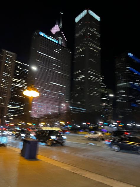 #travel #city #aesethic #chicago #windycity #blurry #lowexposure City Aesthetic Blurry, Runaway Aesthetic, Blurry City, Blurry Aesthetic, Asthetic Picture, Birthday Ideas For Her, Travel City, City Night, Girl Running