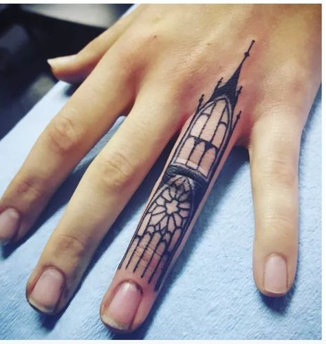 Tattooed Person, Heavily Tattooed, Temple Tattoo, Castle Tattoo, Hand And Finger Tattoos, Wicked Tattoos, Best Architecture, Gothic Tattoo, George Carlin