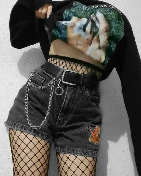 E Girl Style, Egirl Fashion, E Girl Outfits, Mode Chanel, Aesthetic Grunge Outfit, E Girl, Grunge Look, Rock Punk, Swaggy Outfits