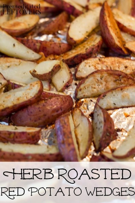 Recipe For Baked Potato, Red Potato Wedges, Baked Potato Wedges, Roasted Potato Wedges, Potato Wedges Recipe, Vegetables Rice, Red Potato, Potato Wedges Baked, Wedges Recipe