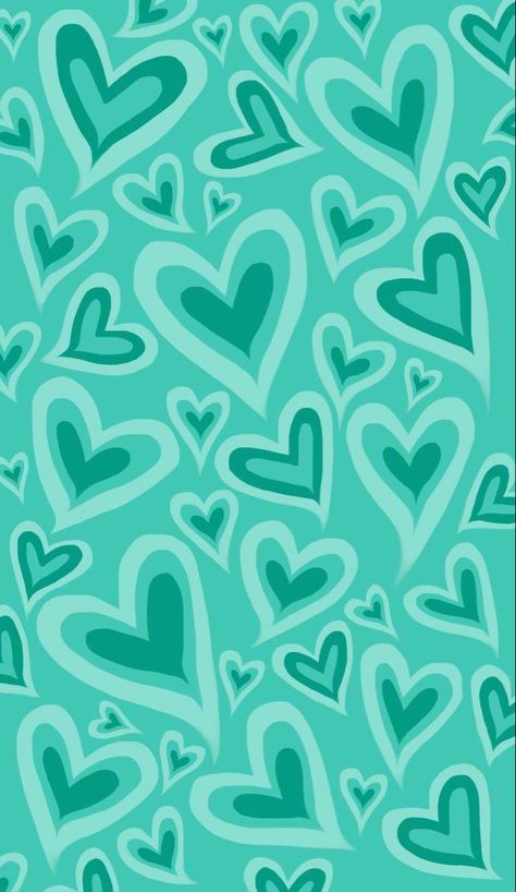 Preppy Walpappers For Ipad, Teal Hearts Wallpaper, Turquoise Phone Wallpaper, Pretty Patterns Wallpaper, Fun Patterns Background, Trendy Phone Backgrounds Patterns, Cyan Wallpaper Iphone, Cool Patterns Aesthetic, Wallpaper Turquesa