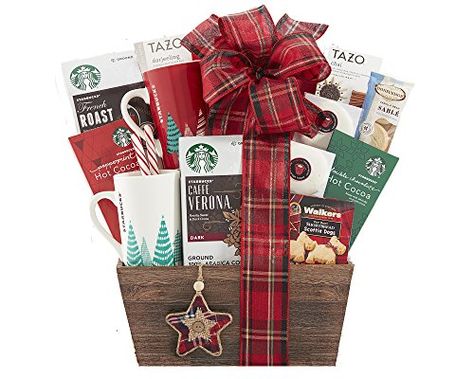 Wine Country Gift Baskets Starbucks Eye Opener *** This is an Amazon Associate's Pin. Locate the item on Amazon website simply by clicking the VISIT button Sleigh Gift Basket, Christmas Treats For Gifts, Wine Country Gift Baskets, Hot Cocoa Gift, Peppermint Hot Cocoa, Coffee Gift Basket, Sleigh Rides, Valentine's Day Gift Baskets, Holiday Gift Baskets