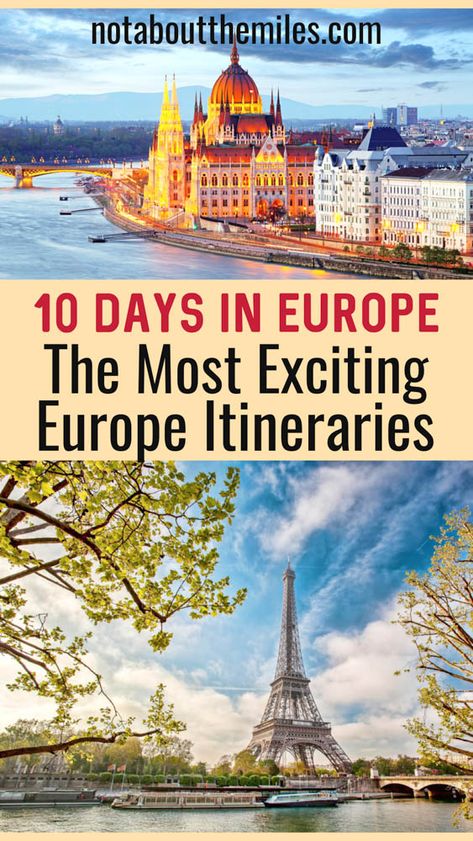 10 Days in Europe: 25 Magical Itineraries for Your 10-Day Europe Trip! - It's Not About the Miles European Trip Itinerary, 10 Days In Europe, Scandinavia Trip, Top Europe Destinations, Europe Trip Planning, Europe Itinerary, Germany Trip, Europe Honeymoon, European Itineraries