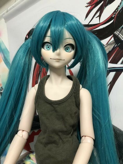 Hatsune Miku Doll, Miku Doll, Miku Figure, Miku Chan, Miku Hatsune Vocaloid, Doll Plushies, Miku Hatsune, Raggedy Ann And Andy, Dream Doll