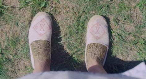 Dani’s shoes in Midsommar Midsommar Dani May Queen, Dani Midsommar Aesthetic, Midsommar Costume, Alex Kralie, William Jackson Harper, Jack Reynor, Hedda Gabler, Cosplay Reference, Scandinavian Summer