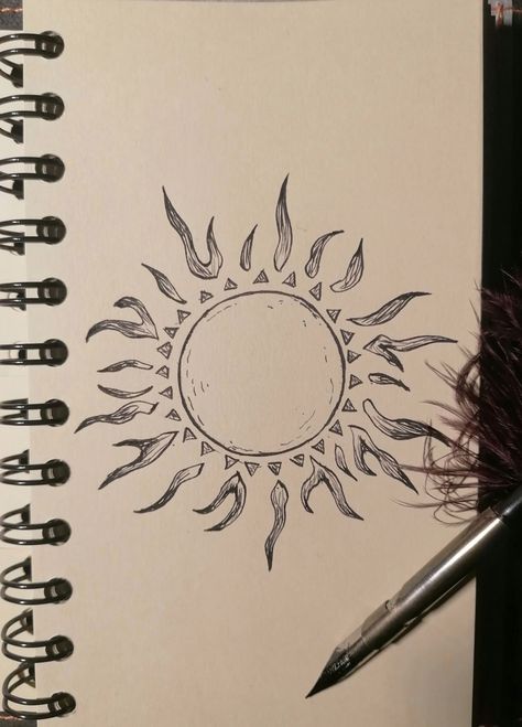 Graphic sun ink drawing art Sun Rays Drawing, Rays Drawing, Sun Drawing, Sun Tattoo, Sun Rays, Drawing Art, Ink Drawing, Cute Art, Art Drawings