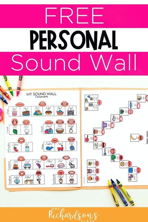 Make learning phonics fun and engaging in your classroom with this personal sound wall! Designed specifically for kindergarten, 1st grade, and 2nd grade students, this personal sound wall allows your students to better master phonics skills. Add this FREE resource to your writing, phonics activities, and individual reading time. Learn more and get your free sound wall here! Phonics Wall, Phonemic Awareness Kindergarten, Phonics Learning, Improve Reading Skills, Long Vowel Words, Free Sound, Sound Wall, Learning Phonics, Phonics Rules