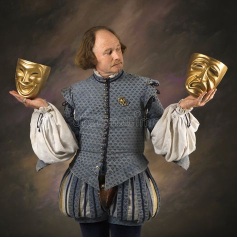 Shakespeare with mask. William Shakespeare in period clothing holding theatrical , #spon, #William, #period, #Shakespeare, #mask, #clothing #ad Shakespeare Clothing, Theatrical Masks, Actor Gifts, Newark Airport, Stand And Deliver, The Bard, Creative Women, Period Clothing, Creative Gift Ideas