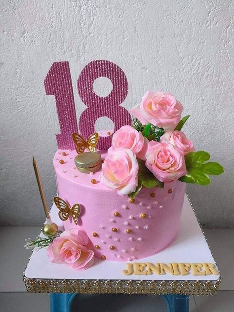 Cake for Debut Debut Cake 18th Simple, Cake For Debut, Debut Cake 18th, Birthday Cake For 18th Birthday, Cake For 18th Birthday, Debut Cakes, Debut Cake, Cake Bday, Happy Birthday Printable