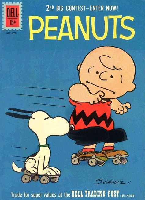 Cover art for Peanuts issue no. 11, based on the comic strip adventures of the Charlie Brown and Snoopy characters, published by Dell, United States, 1962, by Charles Schulz. Snoopy Characters, Dell Comic, Snoopy Comics, Peanuts Cartoon, The Lone Ranger, Cartoon Posters, Snoopy Love, Orange Aesthetic, Charlie Brown And Snoopy