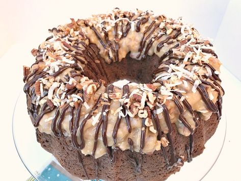 German Chocolate Pound Cake, Coconut Frosting Recipe, German Chocolate Bundt Cake, National Chocolate Cake Day, German Chocolate Cake Mix, Coconut Pecan Frosting, Chocolate Bundt, Chocolate Pound Cake, Coconut Frosting