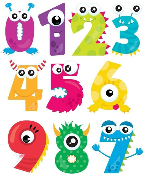 Monster Numbers Free Printable, Monster Numbers, Monster Classroom, Monster Quilt, Monster Inc Birthday, Super Simple Songs, Monster Craft, Monster Birthday Parties, Monster Theme