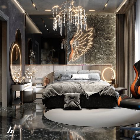 Modern Bedroom Behance, Luxe Bedroom, Bed Design Modern, Luxury Bedroom Master, Design Room, Modern Bedroom Design, Fashion Suits, Dream Apartment, Bedroom Designs