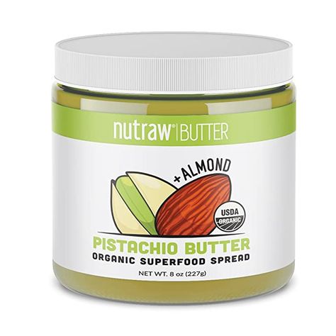 Raw Pistachios, Pistachio Butter, Nut Butter, Almond Butter, Gourmet Food, Usda Organic, Cute Food, Coconut Oil Jar, Pistachio