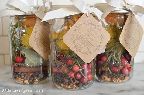 Holiday Potpourri, Homemade Potpourri, Potpourri Gift, Stove Top Potpourri, Potpourri Recipes, Cadeau Diy, Jar Gifts, Homemade Christmas Gifts, Handmade Holiday