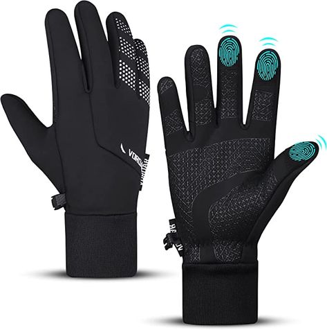 Amazon.com : Thermal Winter Gloves for Men Women, Freezer Warm Gloves, Anti-Slip Waterproof Lightweight Touch Screen Gloves for Hiking Running Cycling Driving : Clothing, Shoes & Jewelry Running Gloves, Cold Weather Activities, Winter Outdoor Activities, Gloves For Men, Outdoor Photographer, Cold Weather Gloves, Winter Work, Ski Gloves, Winter Gloves