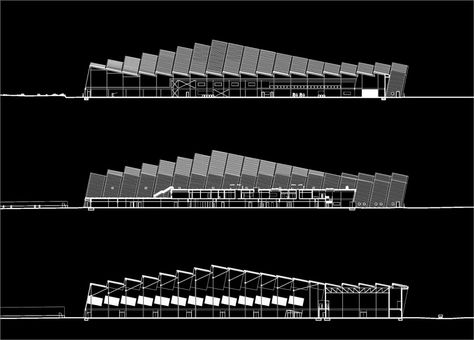 Ravenscraig Regional Sports Facility by Populous Nyc Projects, Sports Facility Architecture, Industry Architecture, Architecture Site Plan, Sports Facility, Mall Facade, Vertical City, Factory Architecture, Airport Design