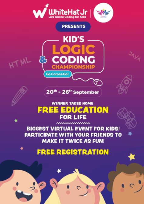 Coding Classes For Kids, Kids Coding, Kid Logic, Coding Class, Free Education, Coding For Kids, Save The World, Home Free, Summer Camp