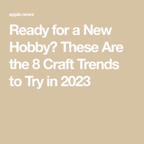 Ready for a New Hobby? These Are the 8 Craft Trends to Try in 2023 Macrame Trends 2023, Craft Trends 2023, Craft Trends For 2023, Disco Ball Art, Everything Popular, Craft Trends, Art Disco, Big Needle, Mosaic Tile Stickers