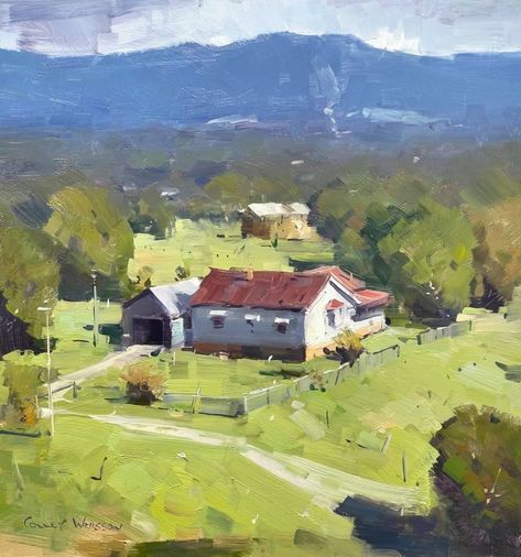 Colley Whisson, Farm Scenery, Sumi E Painting, Online Art Classes, Art Academy, Oil Painters, Art Workshop, Classical Art, Art Inspiration Painting