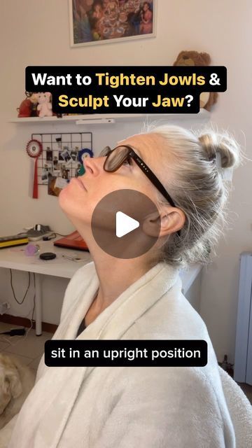 Tighten Chin And Neck, Hairstyles For Weak Jawline, Jawzrsize Before And After, Define Jawline Exercise, Receding Jawline, Sharpen Jawline, Face Exercises For Jawline, Jowl Exercises, More Defined Jawline