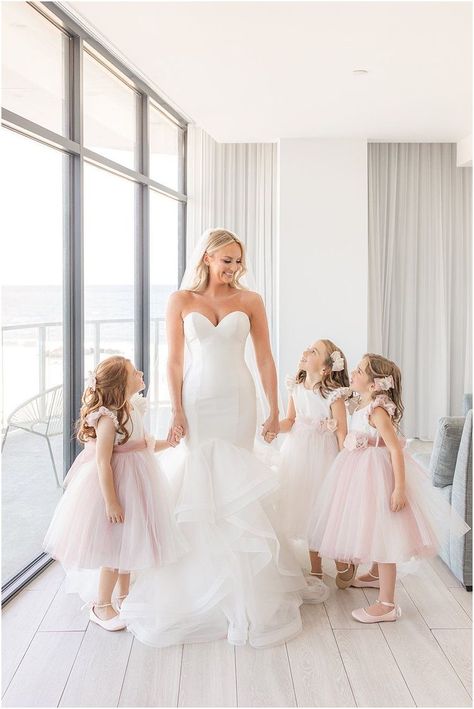 Bridal Prep Photos, Flower Girls Wedding, Wedding Morning, Bridal Prep, Nj Wedding, Bride Getting Ready, Wedding Flower Girl, Nj Weddings, Morning Wedding