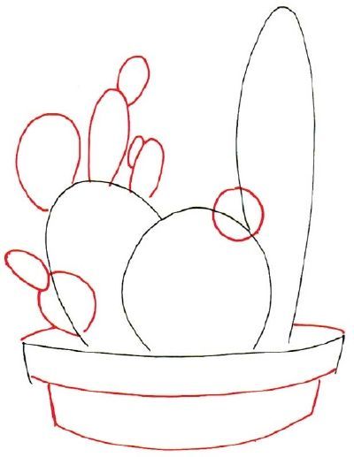 HowStuffWorks "How to Draw a Cactus" Draw A Cactus, Succulents Drawing, Cactus Paintings, Succulent Painting, Cactus Drawing, Cactus Painting, Watercolor Cactus, Cactus Art, Plant Drawing