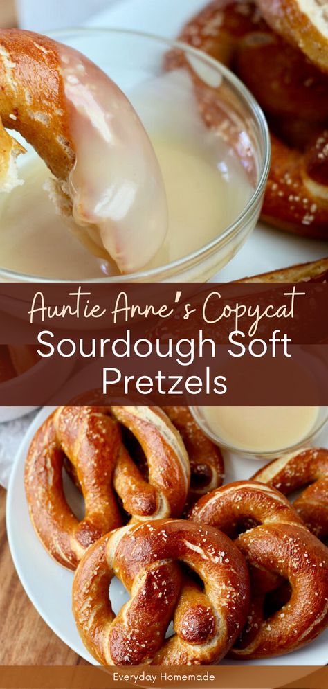 Easy Sourdough Bread Recipe Same Day, Sourdough Discard Soft Pretzel Recipe, Sourdough Pretzel Recipes, Sourdough Bread Recipe Discard, Sourdough Discard Loaf Bread Recipe, Different Sourdough Recipes, Non Bread Sourdough Recipes, Discard Pretzel Recipe, Easy Sourdough Pretzels