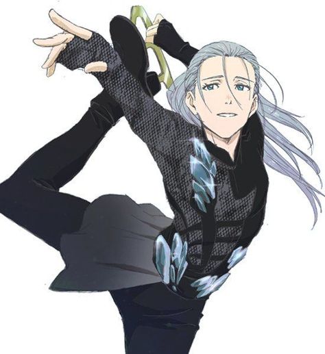 Ice Adolescence, Ice Painting, Ice Heart, Victor Nikiforov, Figure Skating Outfits, Yuri Katsuki, Ice Skaters, Skating Outfits, Yuri On Ice