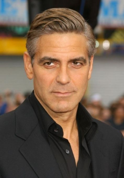 Sexy 40 Year Old Men George Clooney Haircut, White Boy Hairstyle, White Boy Haircuts, Shawn Mendes Hair, Silver Fox Hair, Hairstyle Simple, Short Pixie Bob, Comb Over Haircut, Dance Hair